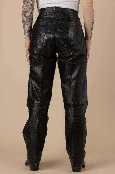 1990_sVintageblackleatherpants 