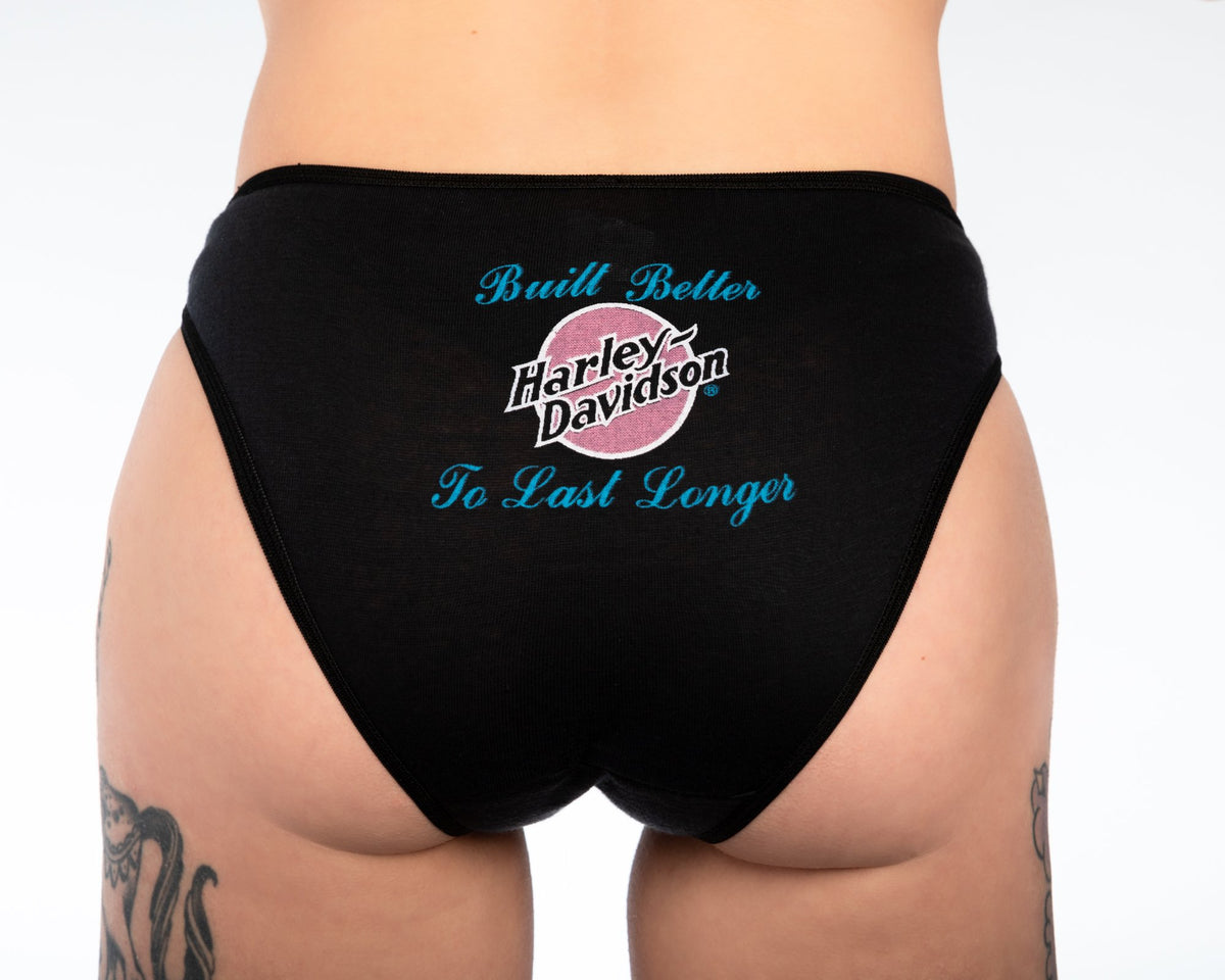 80 s Vintage OLD NEW Harley Davidson Panties Widow s Blow