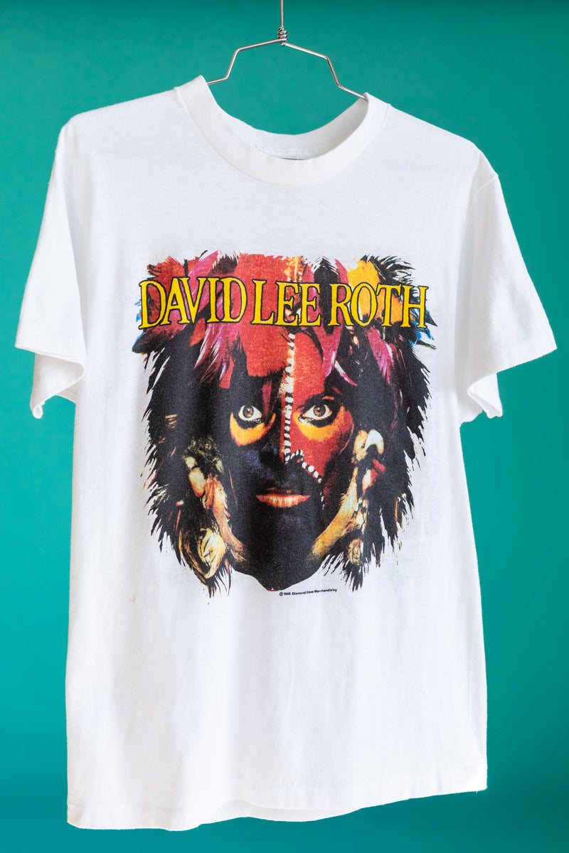 Vintage 1986, David Lee Roth, Van Halen, The World Tour T-Shirt
