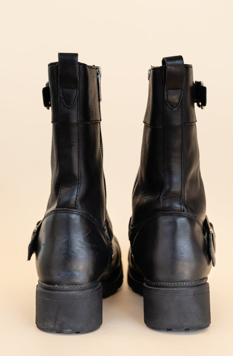Vintage 1990's Harley-Davidson engineer Boots | Black Leather