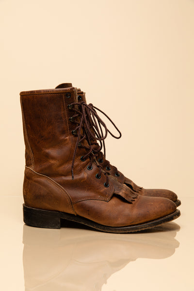 Lace up deals ropers mens