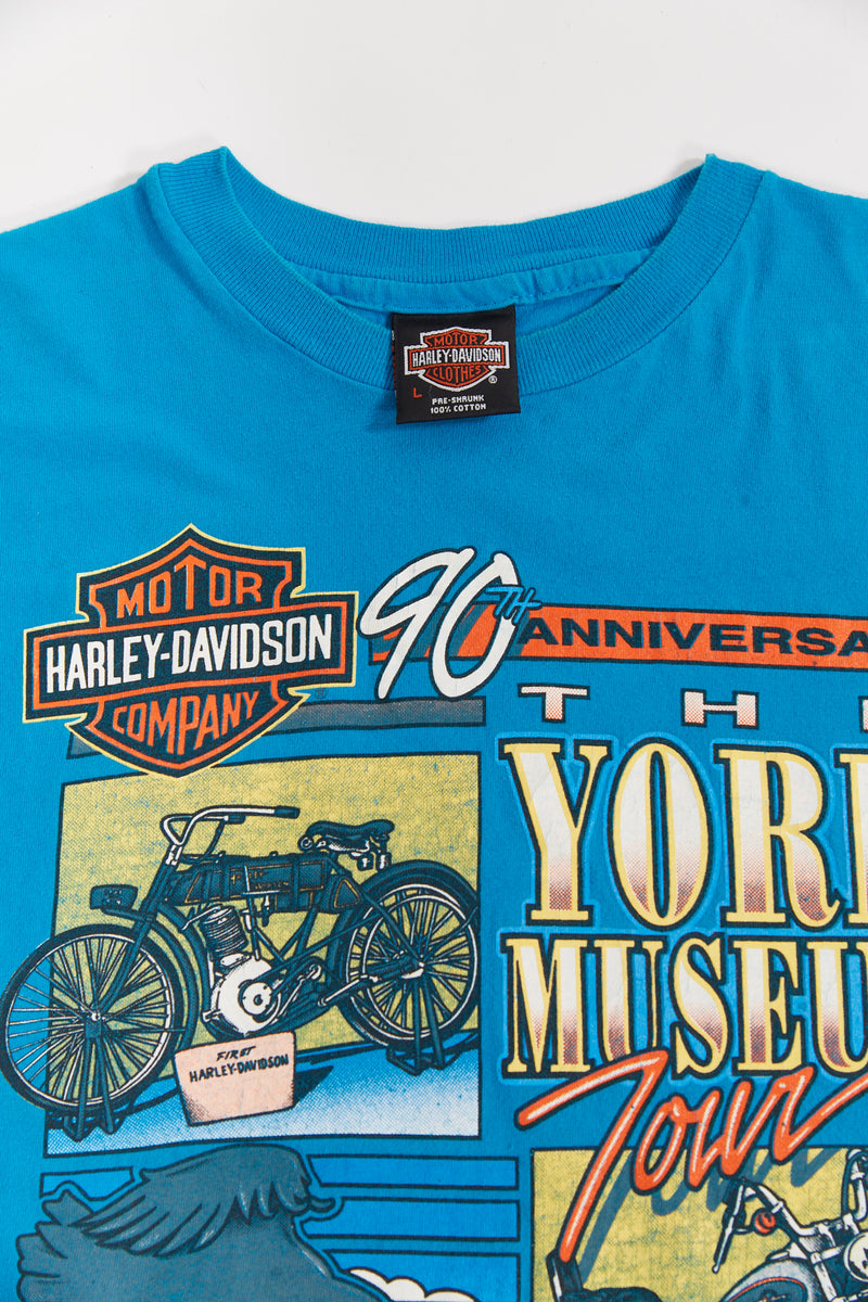 90s HARLEY DAVIDSON vintage MUSEUME Ｔシャツ Vintage1993Harley-