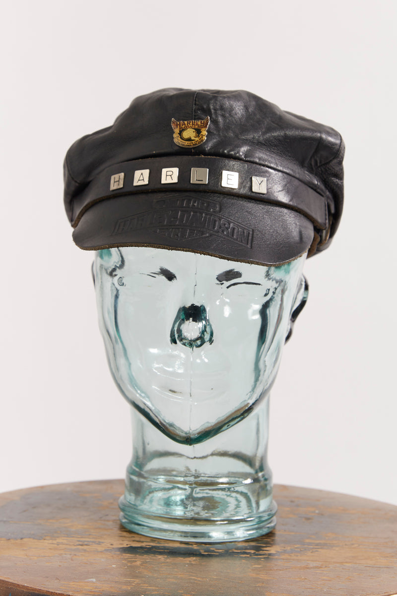 Newsboy Caps Harley Davidson Leather Cap Harley Davidson Hat Black