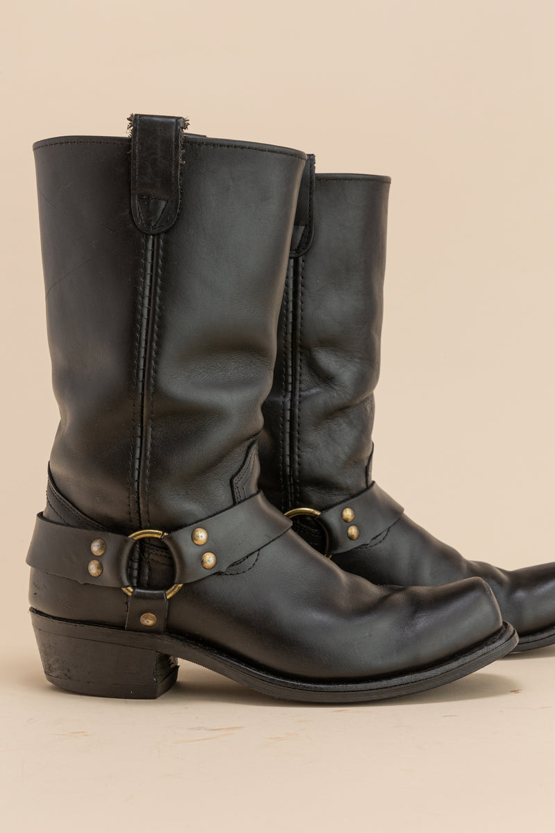 Vintage harness boots hot sale