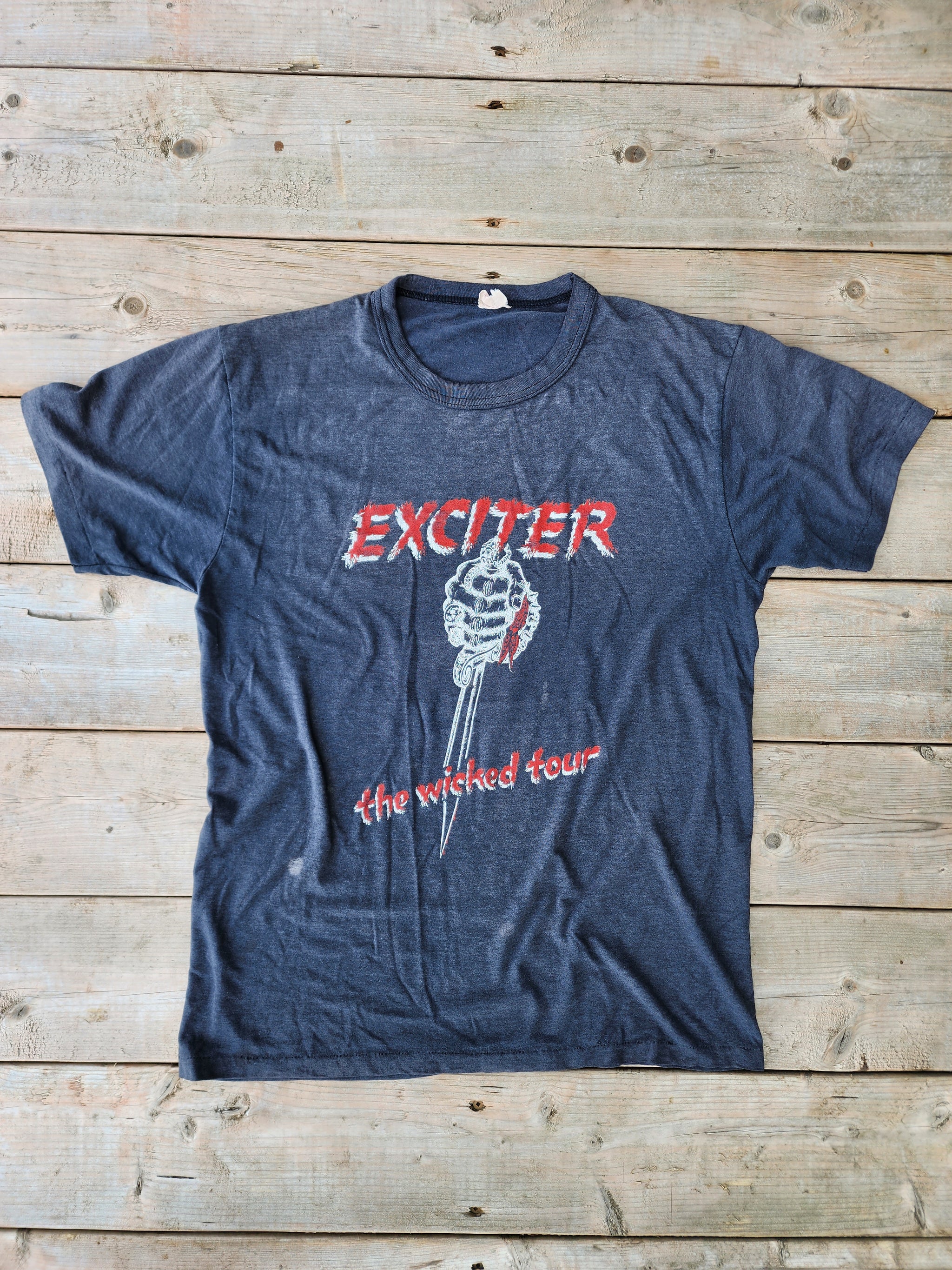 Vintage 1980's Exciter, The Wicked Tour T-shirt – Widow's Blow