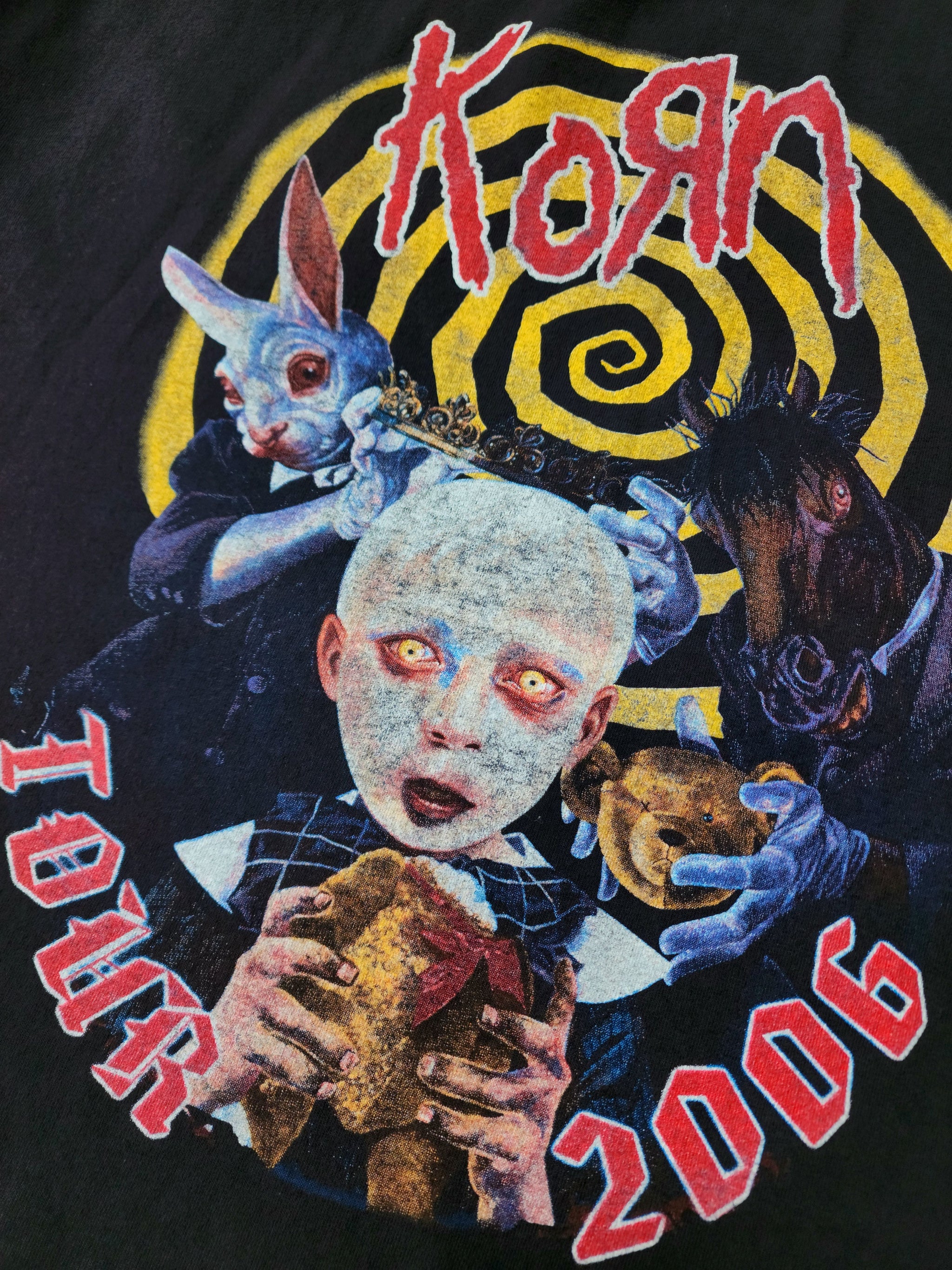 korn 2006年ツアーTシャツ Vintage Korn Tour 2006 With Mudvayne 10 years T-shirt (Men's