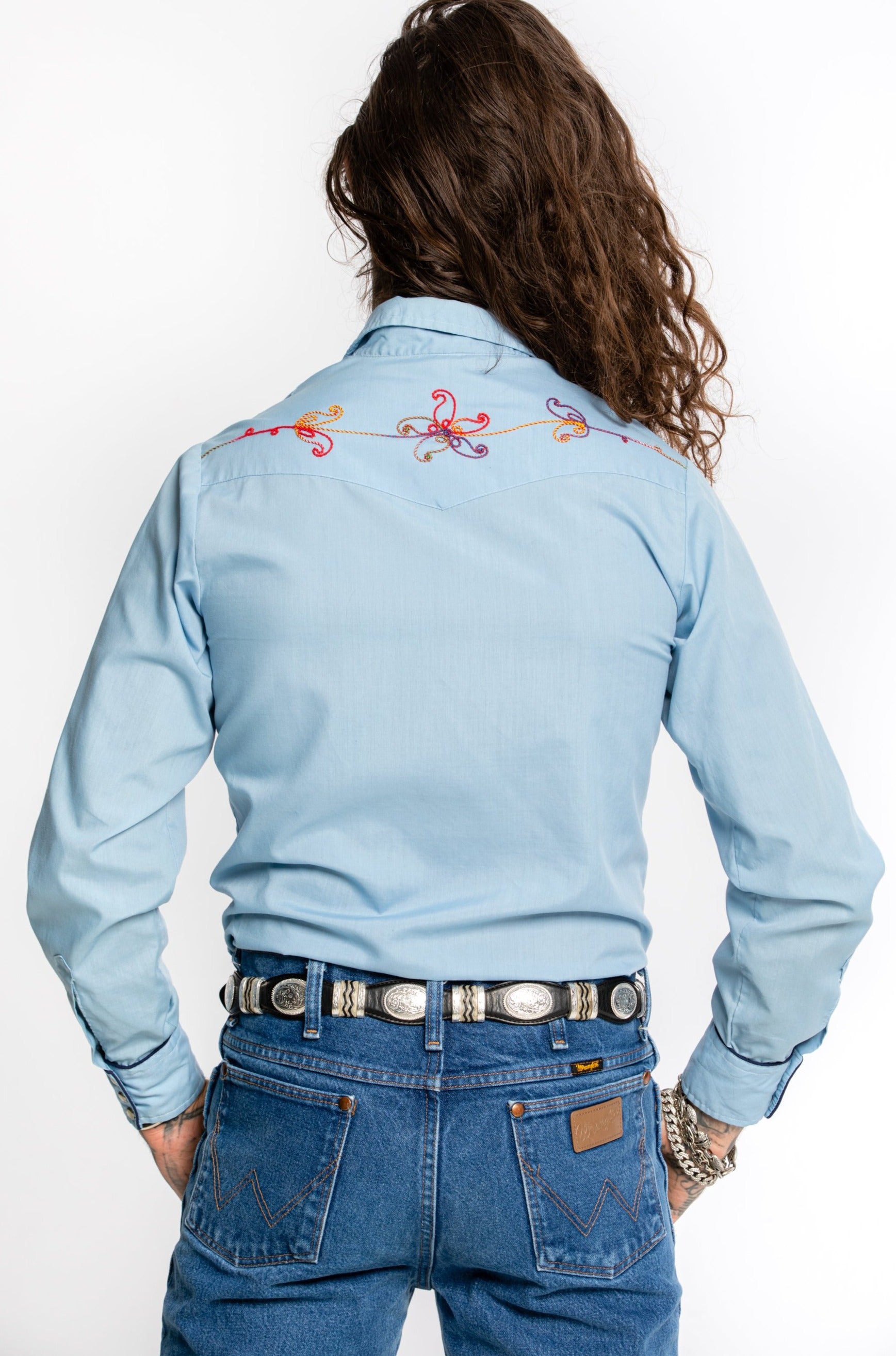 RARE CHEMISE RAYON WESTERN ROCKING RANCH WEAR 70's TAILLE S M RARE CHEMISE RAYON WESTERN ROCKING RANCH WEAR 70's TAILLE S M