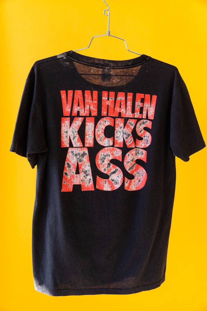 Vintage 1980's Van Halen Kicks *ss Shirt