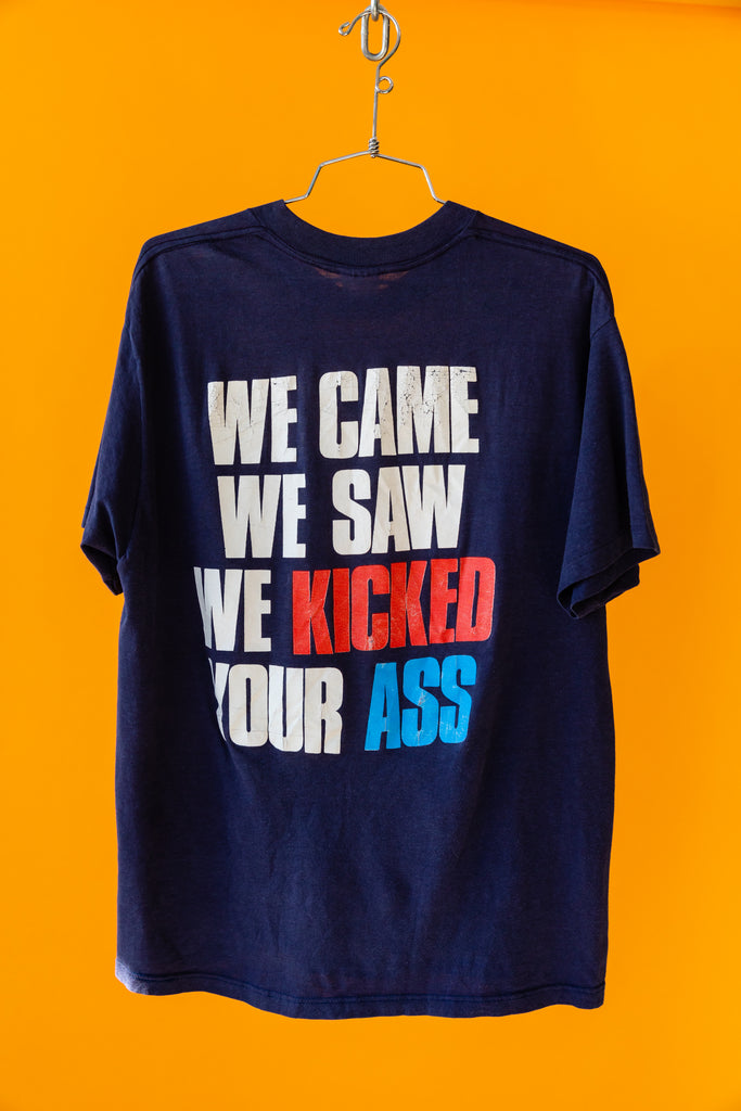 1980's Bon Jovi "WE CAME WE SAW AND WE KICKED YOUR *SS" - T-Shirt