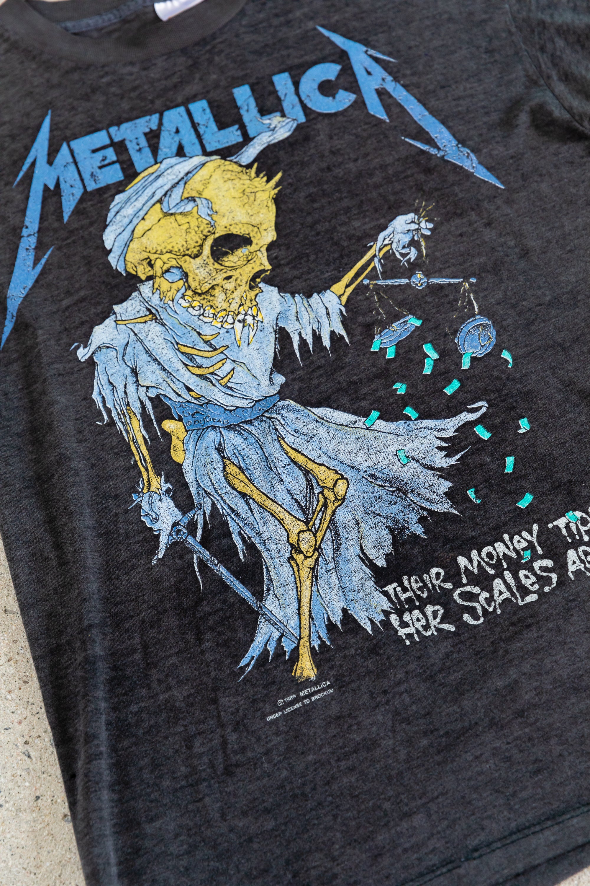 VINTAGE 1989 Metallica - Doris T-Shirt – Widow's Blow