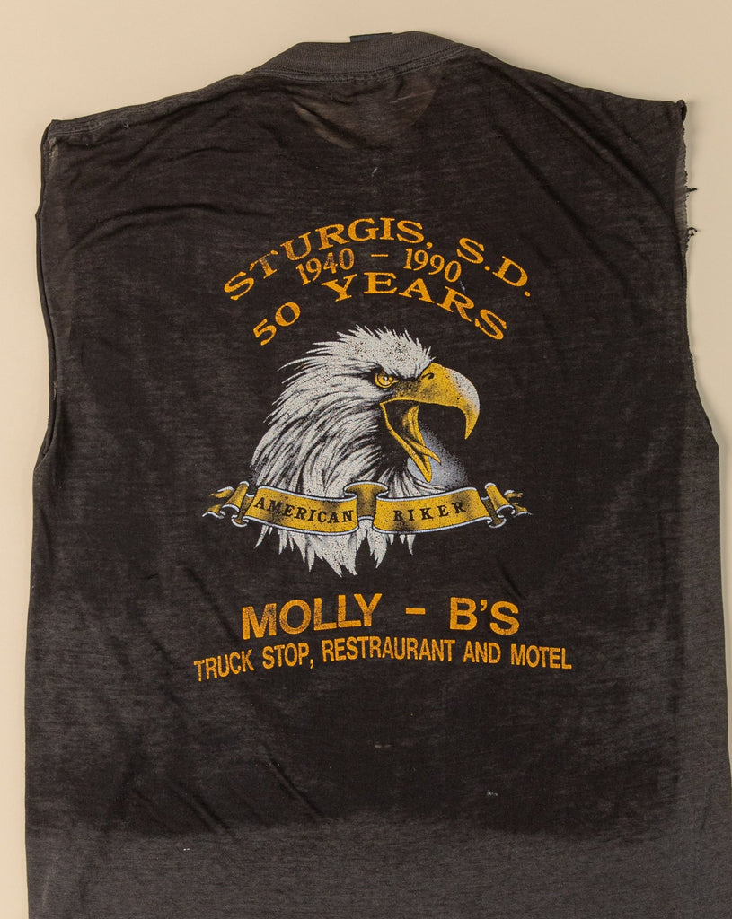 3D Emblem Harley-Davidson shirt Vintage 90's ''Wild Breeds'' Shirt Vintage Sturgis Shirt Paper Thin 3D emblem Shirt (One Size)