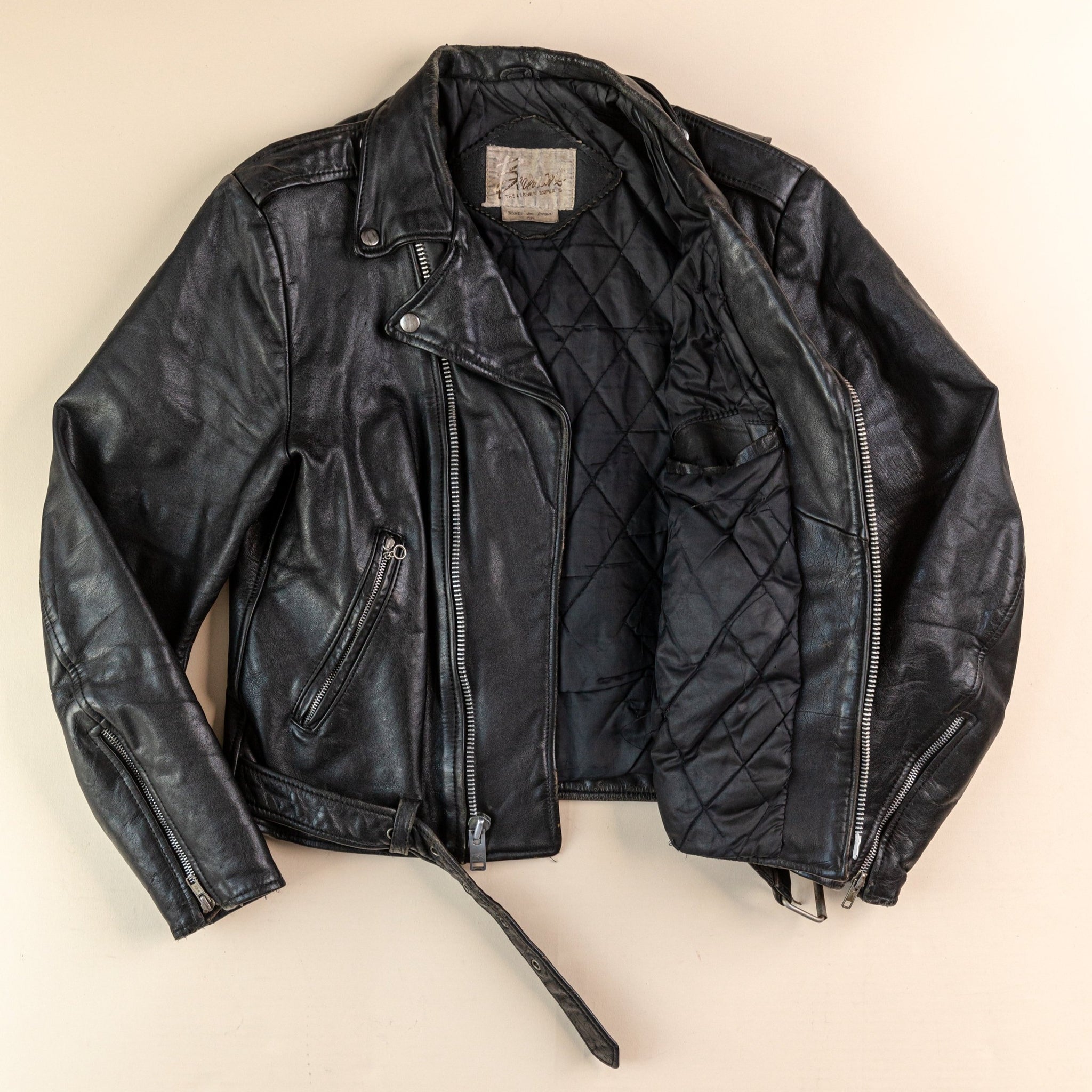 70_sBrooksLeatherPerfectoJacke