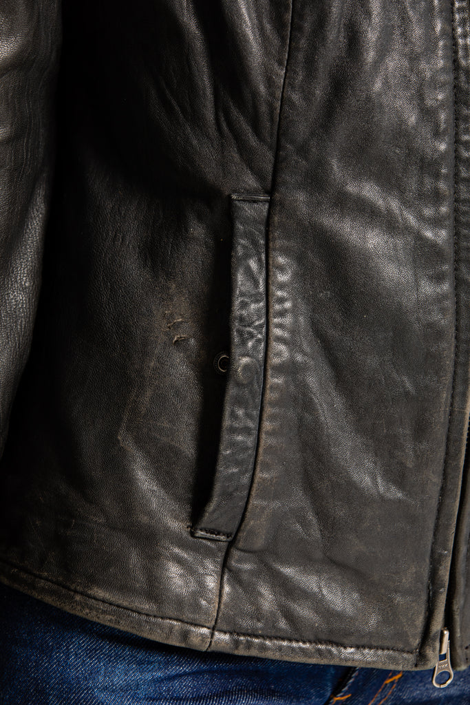 Harley-Davidson Jacket, Vintage Y2K Leather Moto Jacket  Leather biker jacket  Biker jacket with eagle studs patch (women's small)