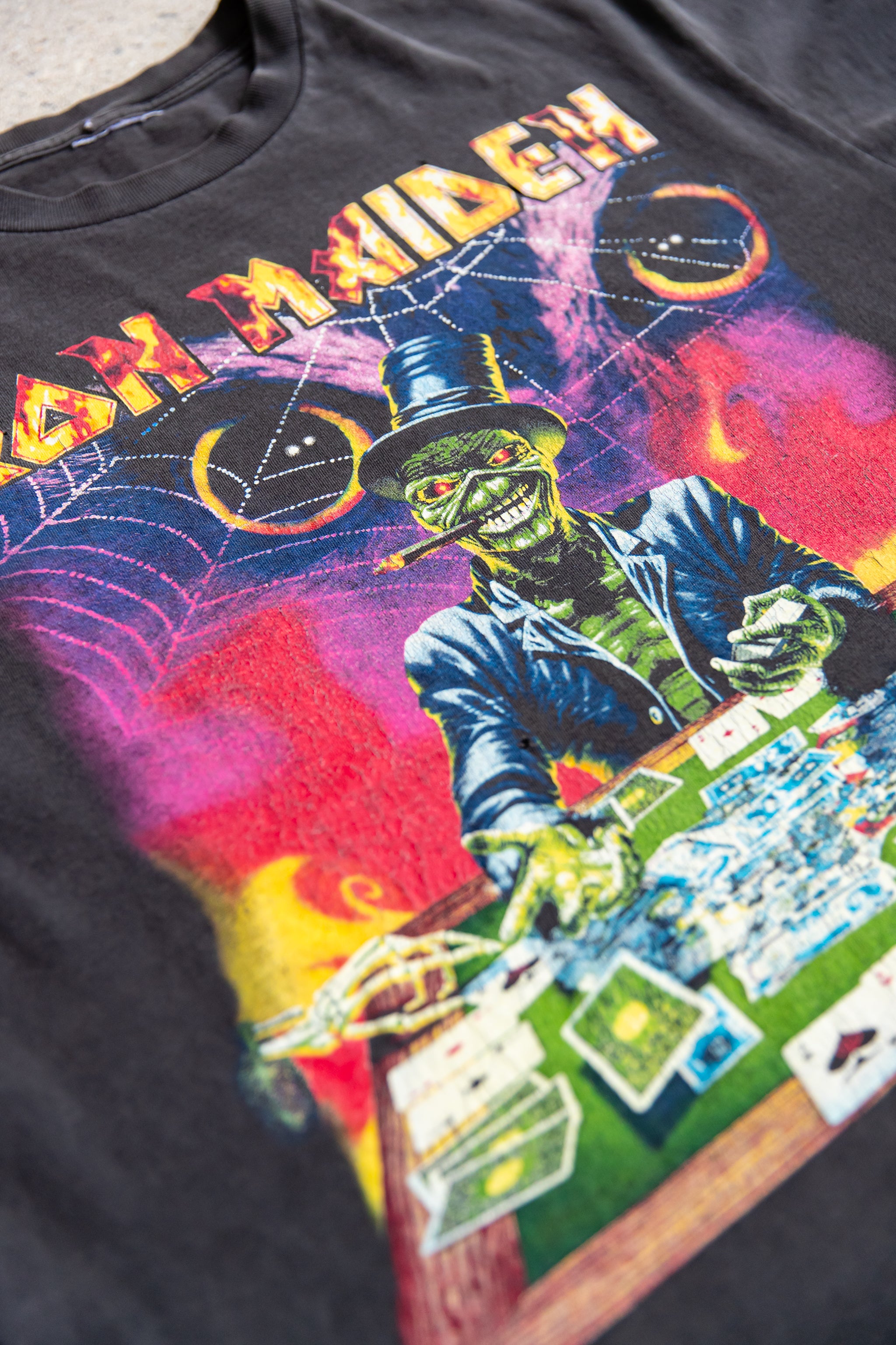 1998年IRON MAIDEN VIRTUAL WORLD TOUR Tシャツ RARE Vintage 1990's, 1998 Iron Maiden IX Virtual T-Shirt (men's