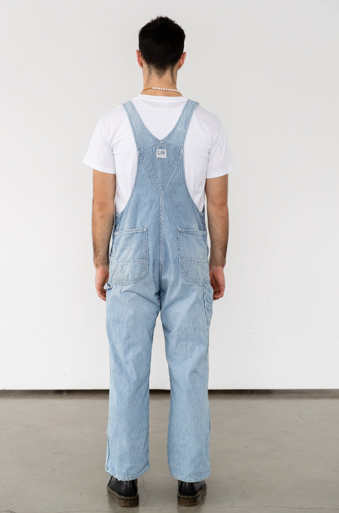 Distressed & Soft 1960's LEE Hickory Stripe Overall
