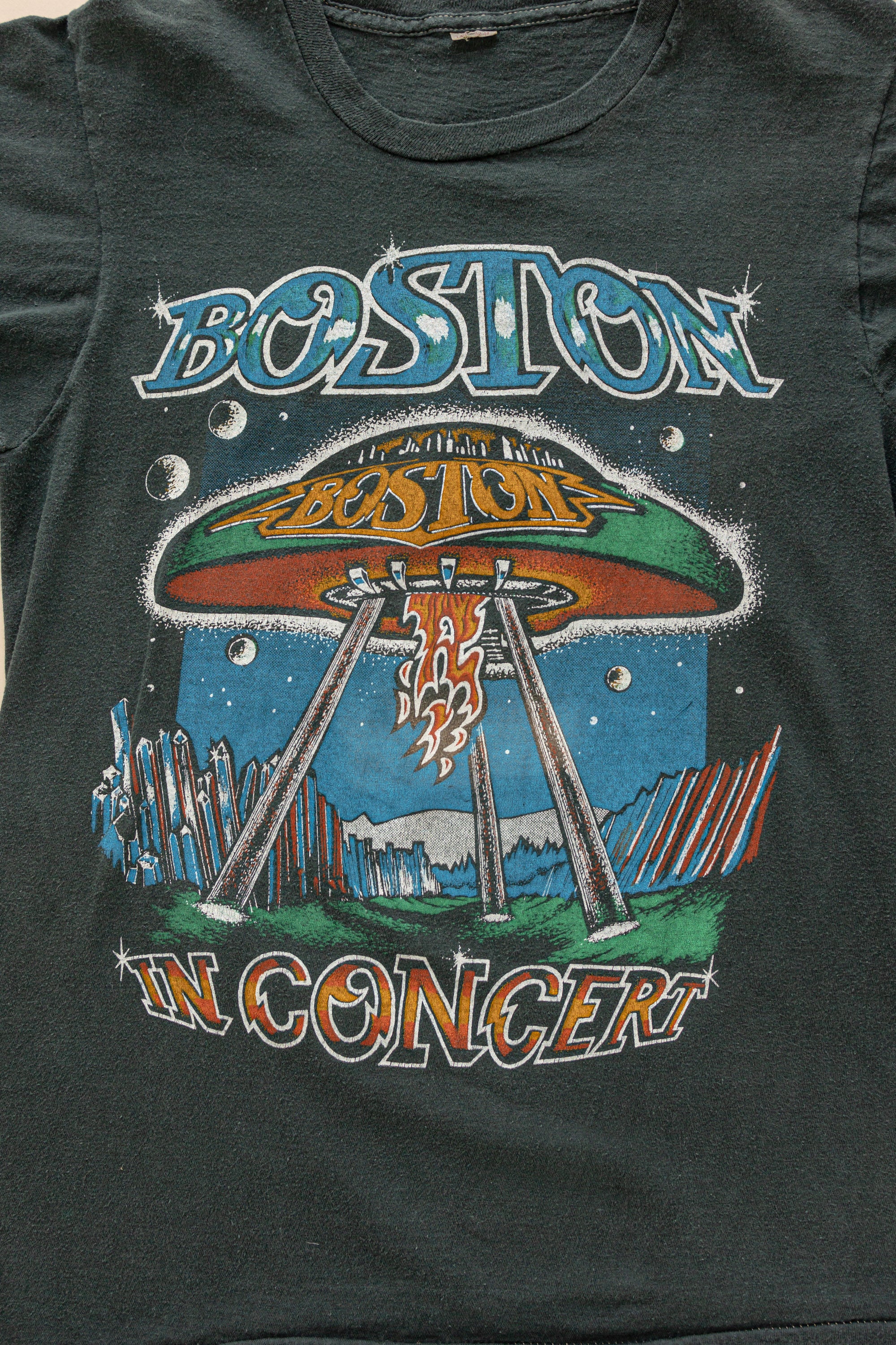Vintage 1970's Boston T-shirt, 1979 in concert t-shirt, Single stitch