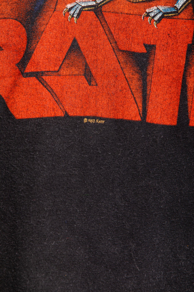 1980's Ratt T-Shirt, Out Of The Cellar World Infestation Tour of '84 (Men's X-Small)
