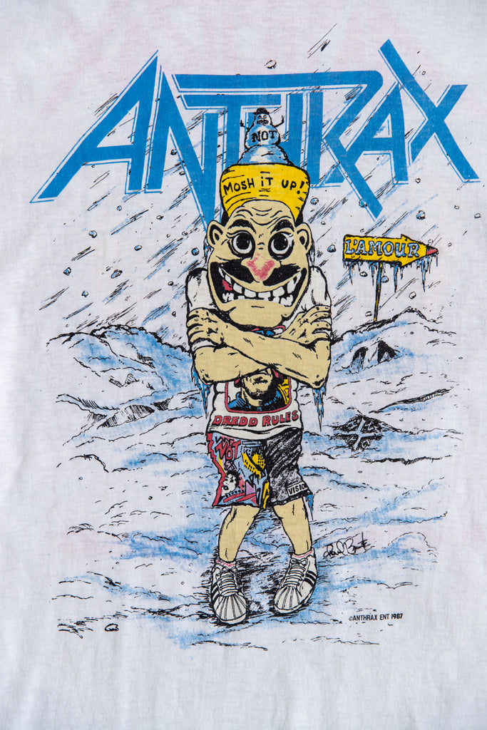 1987 ANTHRAX AMONG THE LIVING TOUR T-SHIRT