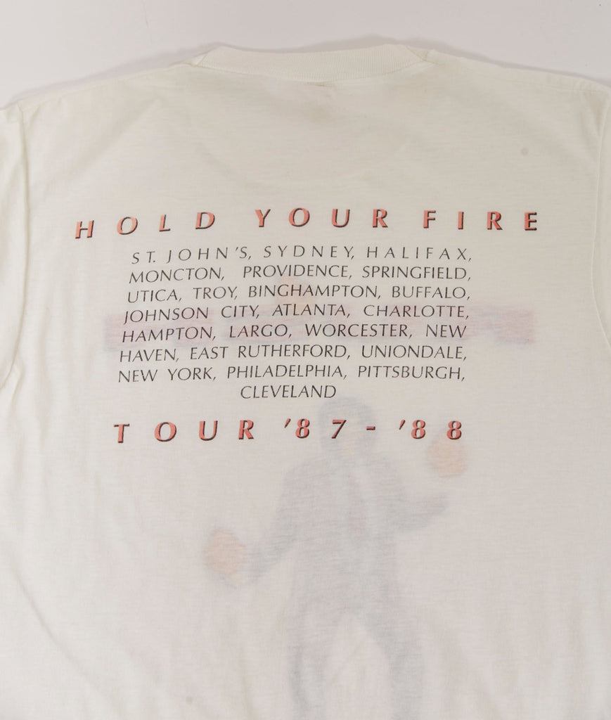 Vintage 1987-88 Rush Hold Your Fire Tour T-Shirt| Single Stitch| Screen Stars| Men's Medium