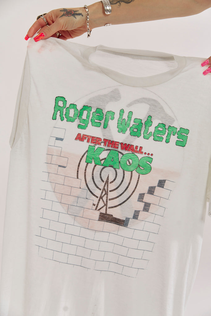 Vintage 1987 Roger Waters After The Wall... KAOS Original Concert Tour T-shirt  Men's Large