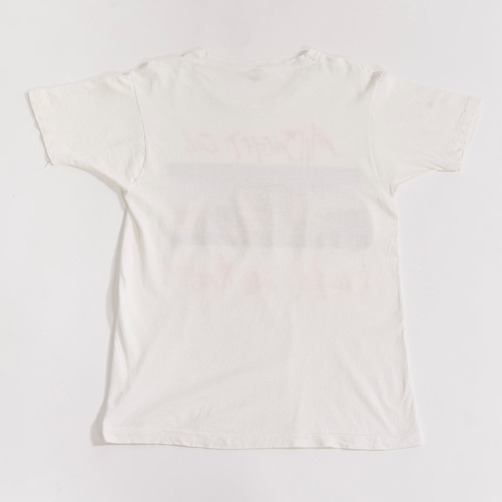 Vintage 1988 Midnight Oil Diesel and Dust T-Shirt | New Wave T-shirt | White Midnight Oil t-shirt | Single Stitch | Men's Medium/Large