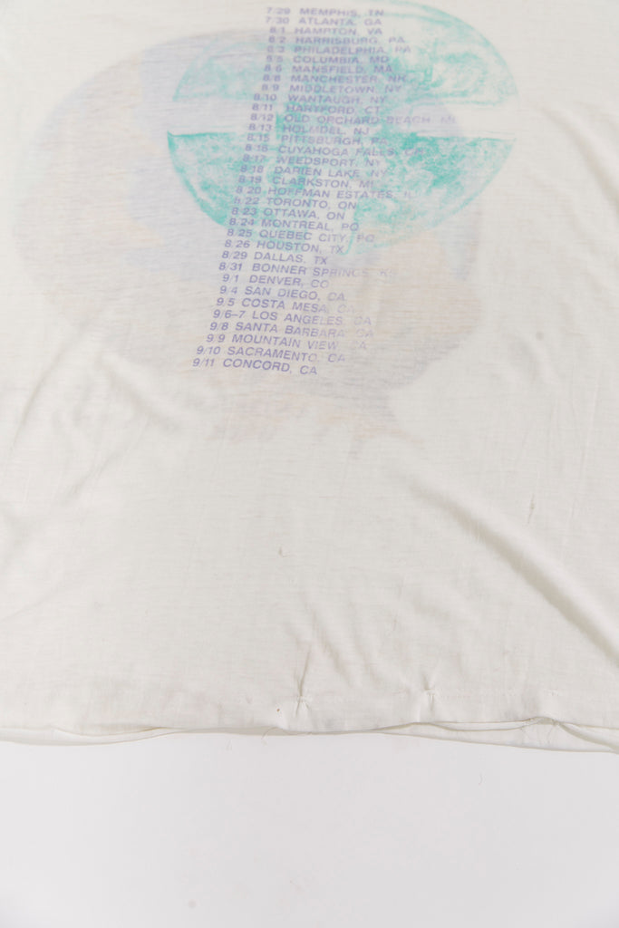 Vintage 1989 Anderson Bruford Wakeman Howe Tour T-Shirt  Paper Thin et Distressed  Men's Medium Large
