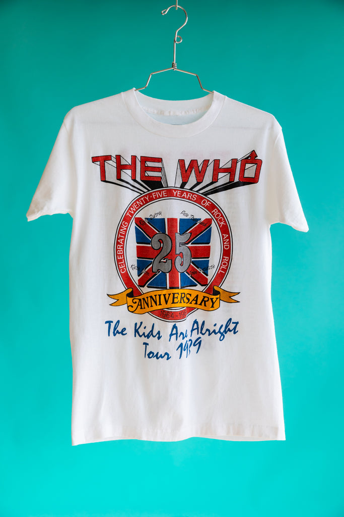 1989 The Who  25th Anniversary USA Tour - The Kids Are Alright T-Shirt