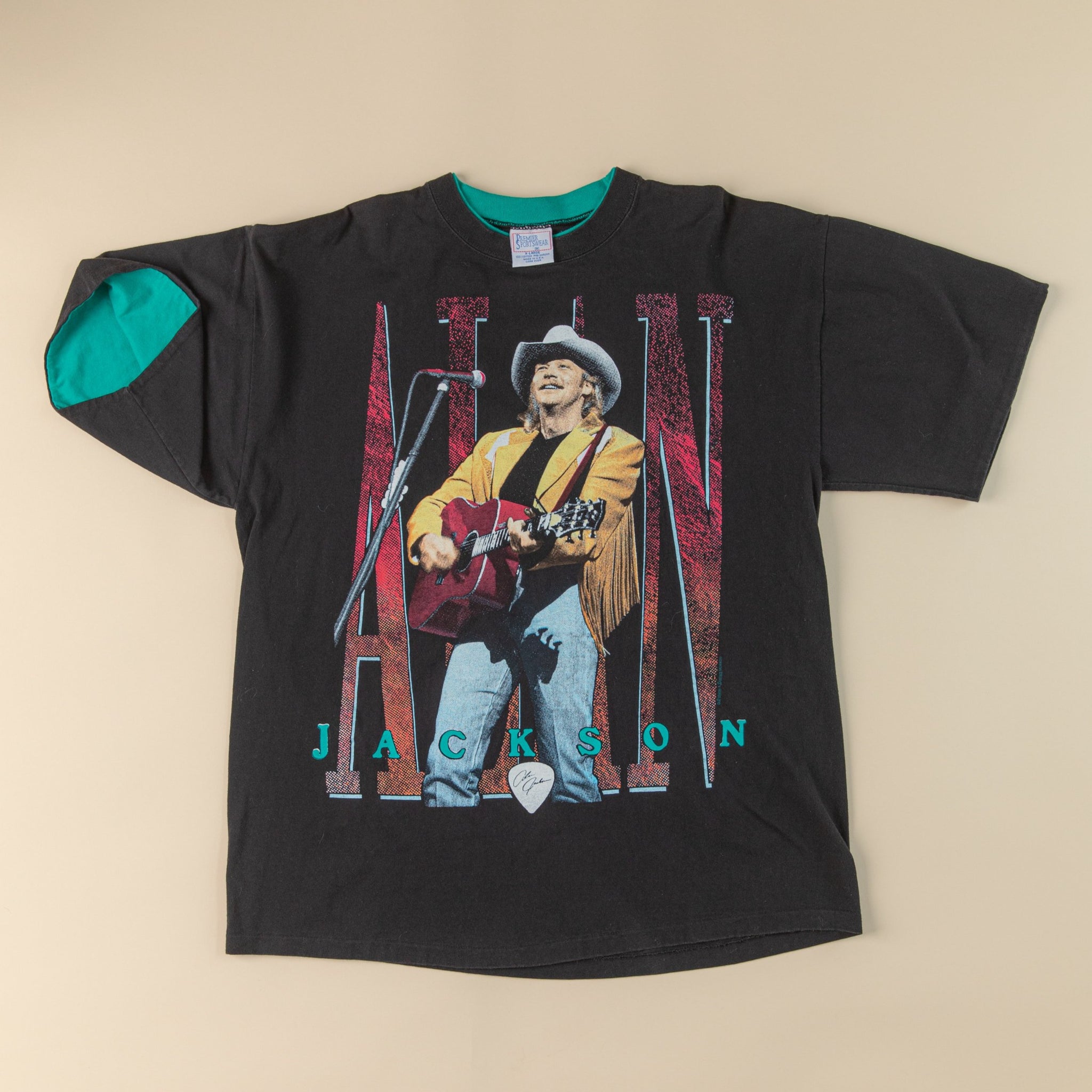 Vintage 1990's ALAN JACKSON T-Shirt Alan Jackson on Tour T-shirt