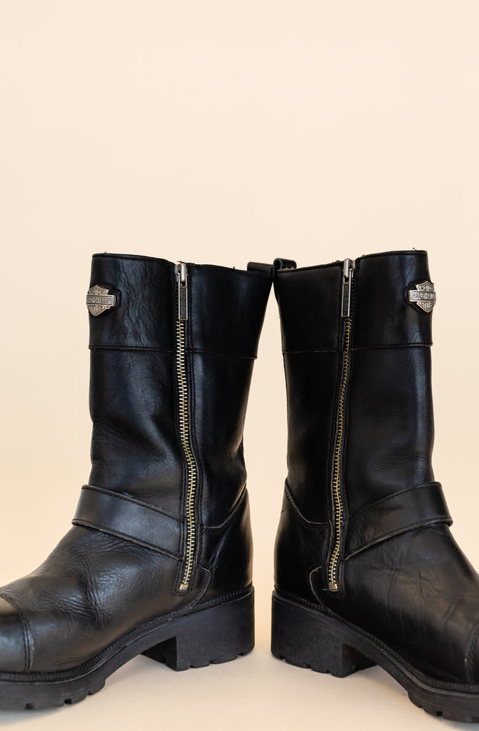 1990's Harley-Davidson Engineer Boots (size women 10)