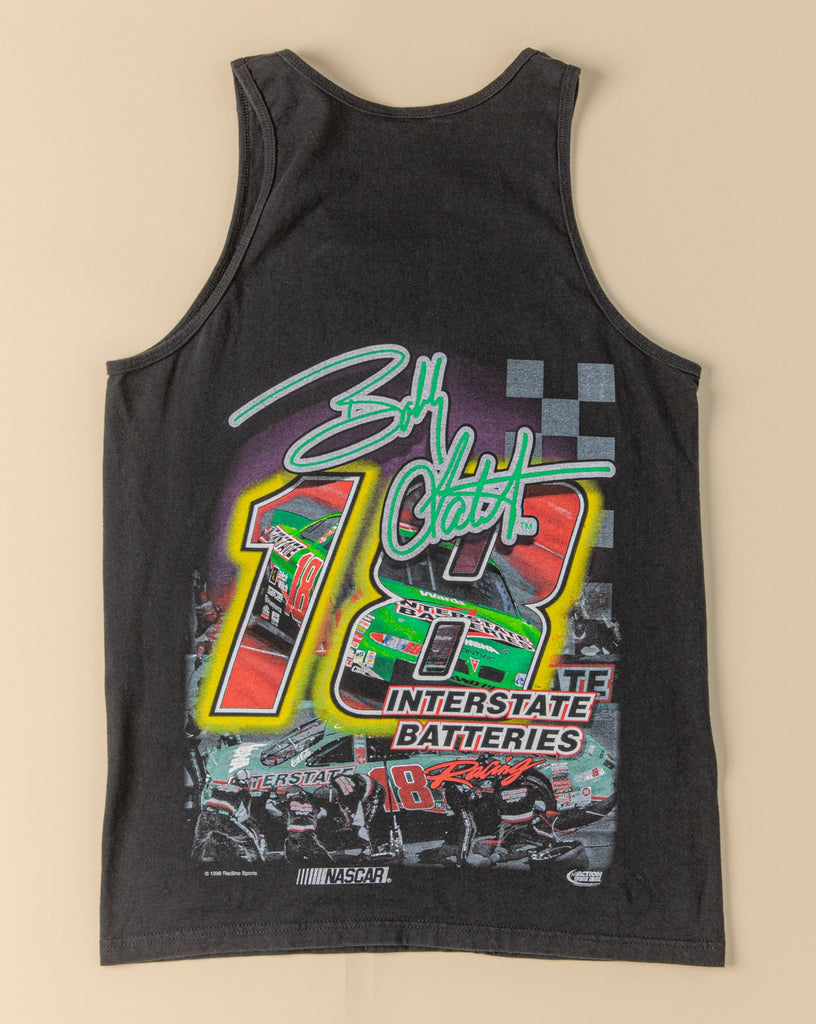 Vintage 1990's BOBBY LABONTE "Fueled By Determination"  T-shirt NASCAR | 1999, "Interstate Batteries Racing" | (Men's Medium)