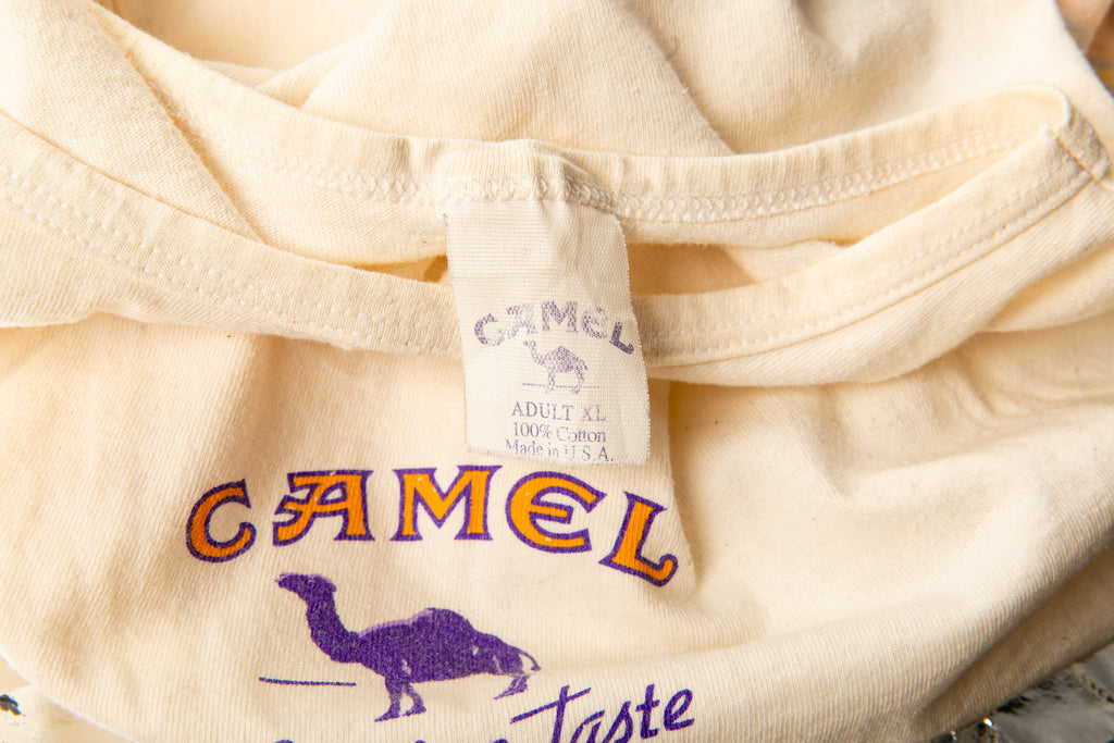 1990's Camel Cigarettes 1995 Genuine Taste Tank top