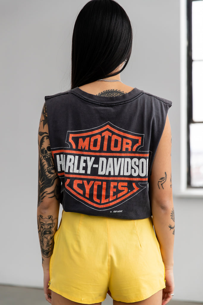 1990's Harley-Davidson Motorcycle ''Off The Scale'' by Funwear Sleeveless t-Shirt