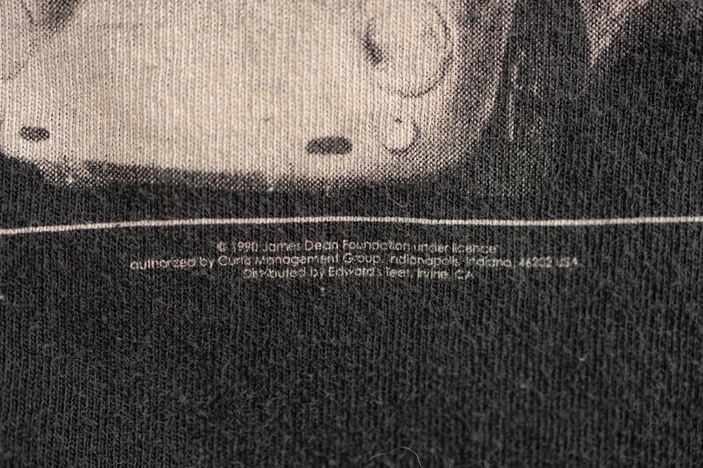 Vintage 1990's James Dean “LITTLE BASTARD” Porsche 550, Memorial James Dean 1931-1955 t-shirt Medium/Large