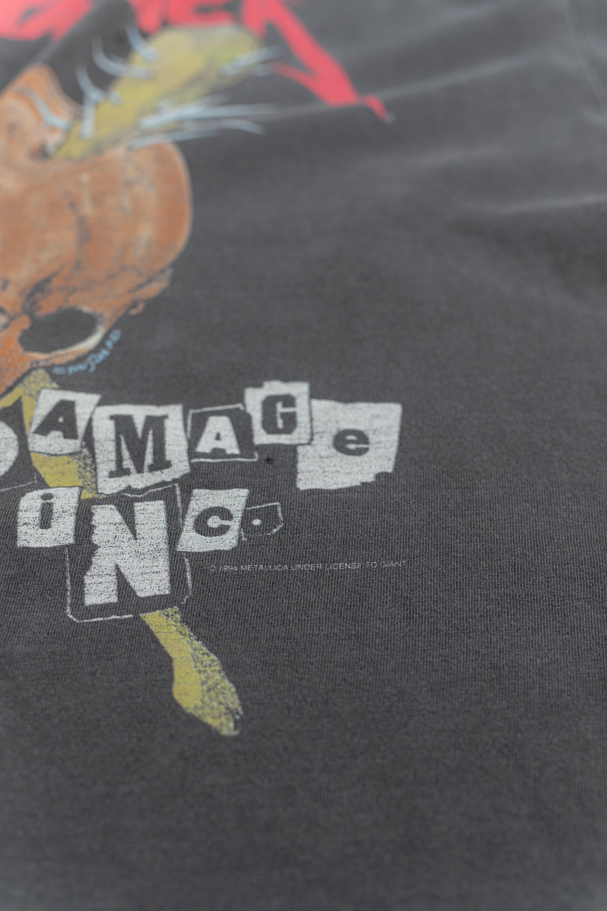 90s LLICA DAMEGE INC TOUR Tシャツ 90s LLICA DAMEGE INC TOUR Tシャツ 90's giant METALLICA ''DAMAGE