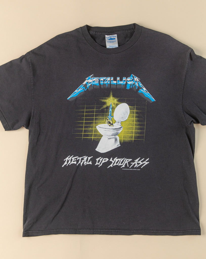 Vintage 1990's METALLICA T-Shirt | Metal Up Your Ass | 90's Ride the lightning T-shirt | 1994 Metallica T-shirt (Men's X-Large)