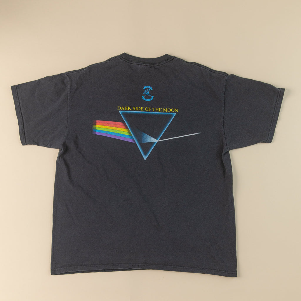 Vintage 1990's PINK FLOYD T-Shirt Dark Side Of The Moon  1996 Pink Floyd  Prism and rainbow album cover art T-shirt  (Men's X-Large)