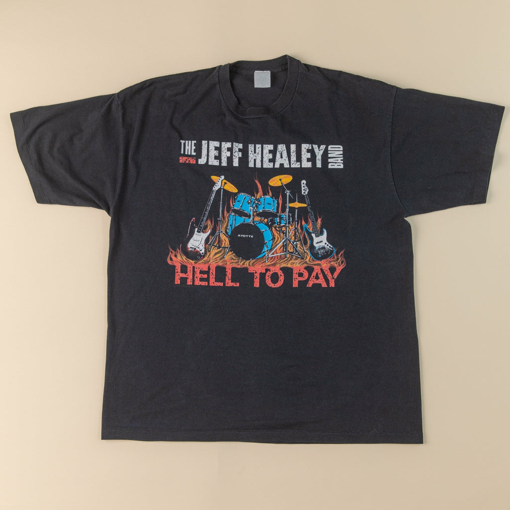 Vintage 1990's The JEFF HEALEY BAND t-Shirt "Hell To Pay" Tour | 1992-93 world tour t-shirt | (Men's X-Large)