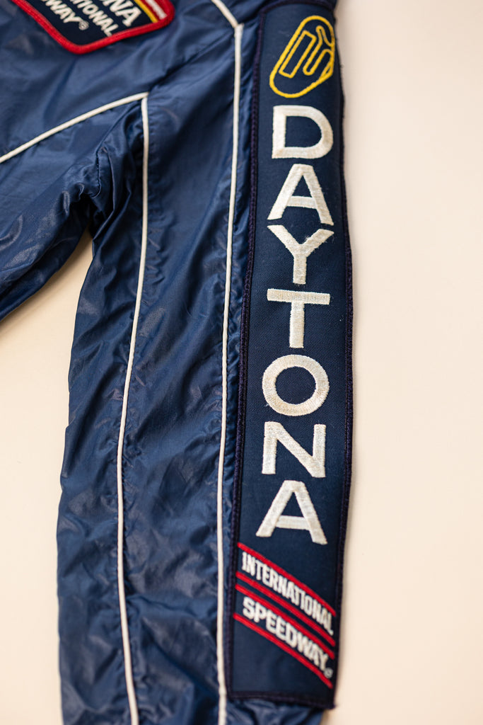 Vintage 80's Daytona Racing Jacket| Style Auto | Café Racer | Patches Daytona International Speedway| Racing Jacket (men's X-Small)