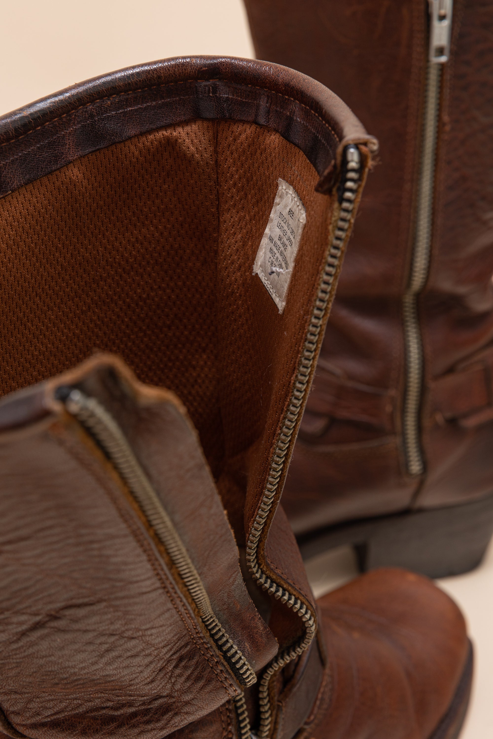 Vintage Durango Biker Boots Brown harness boots Brown Motorcycle