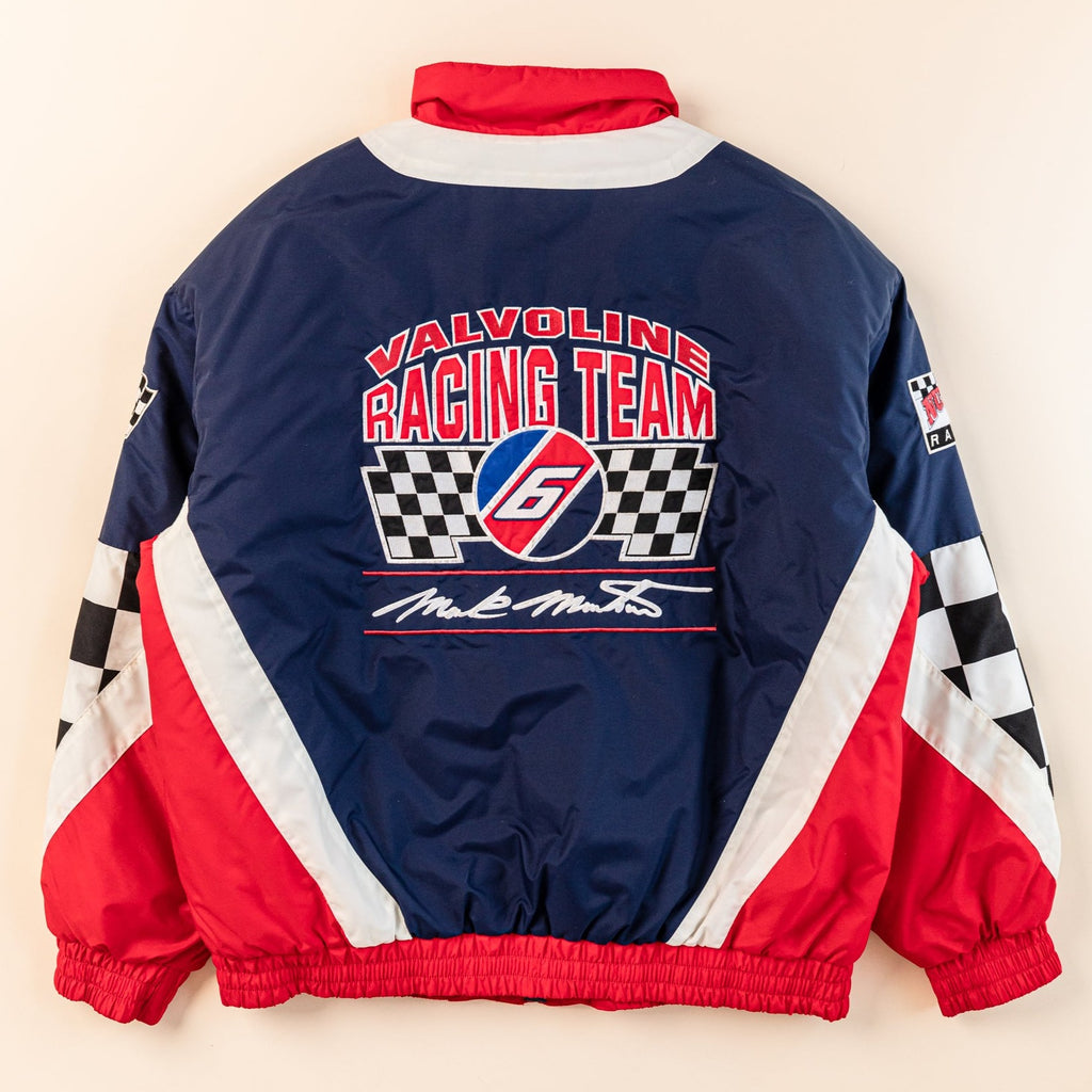 Vintage Ford NASCAR Jacket| 1990’s Racing Jacket| Nutmeg Racing Jacket| Vintage Mark Martin Jacket | Valvoline Racing Team (Men's XL)