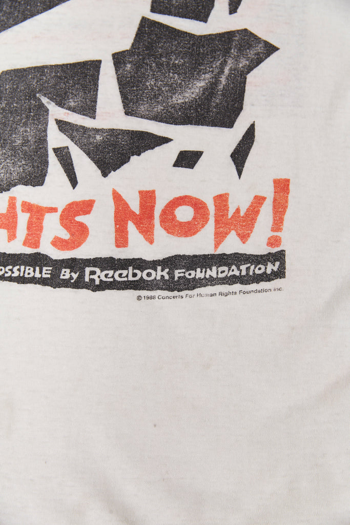 Vintage Human Rights Now! World Tour 1988 T-Shirt (Men's Boxy Large)