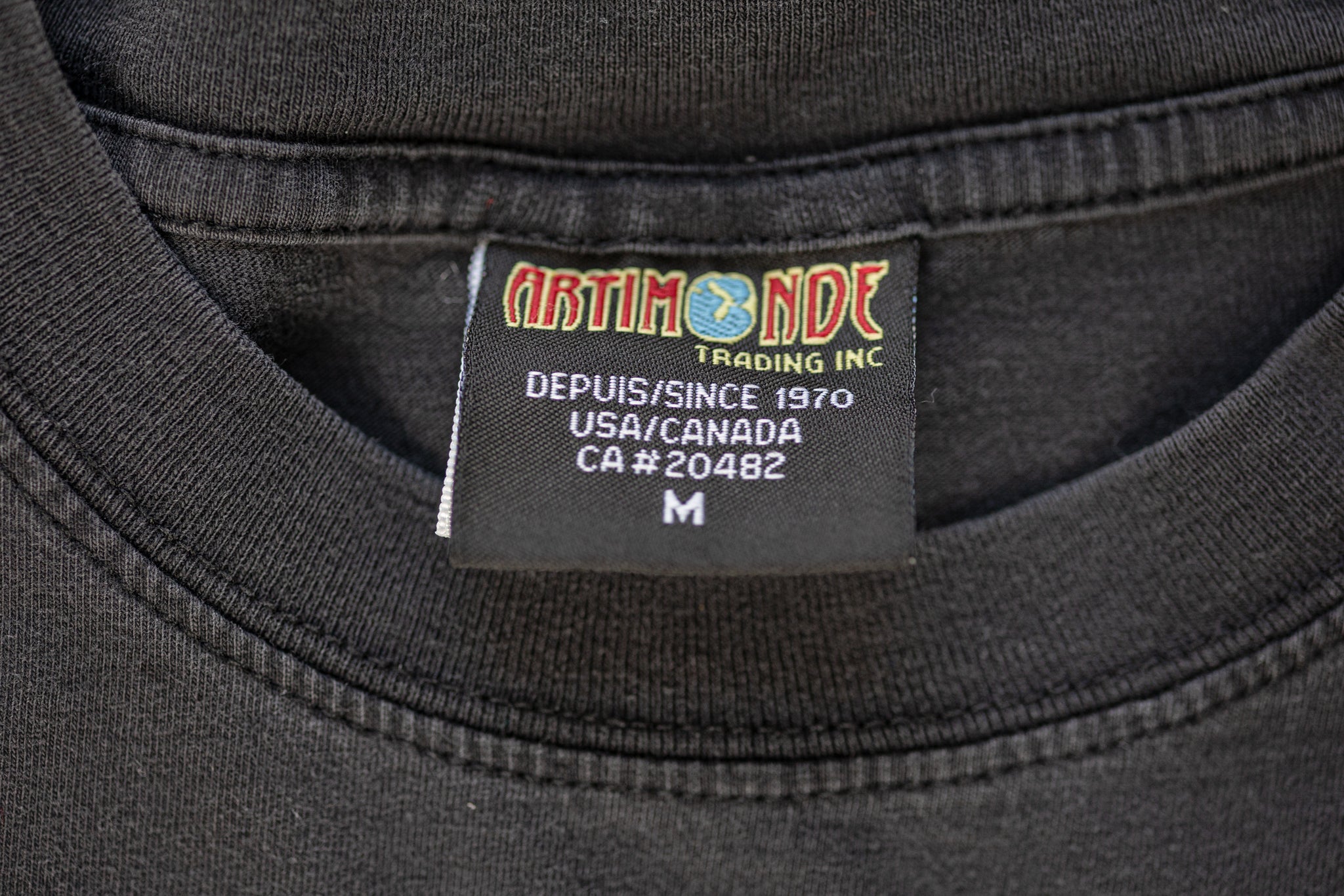 Vintage 1980's Metallica ''Damaged Inc. Tour'' T-SHIRT (men's