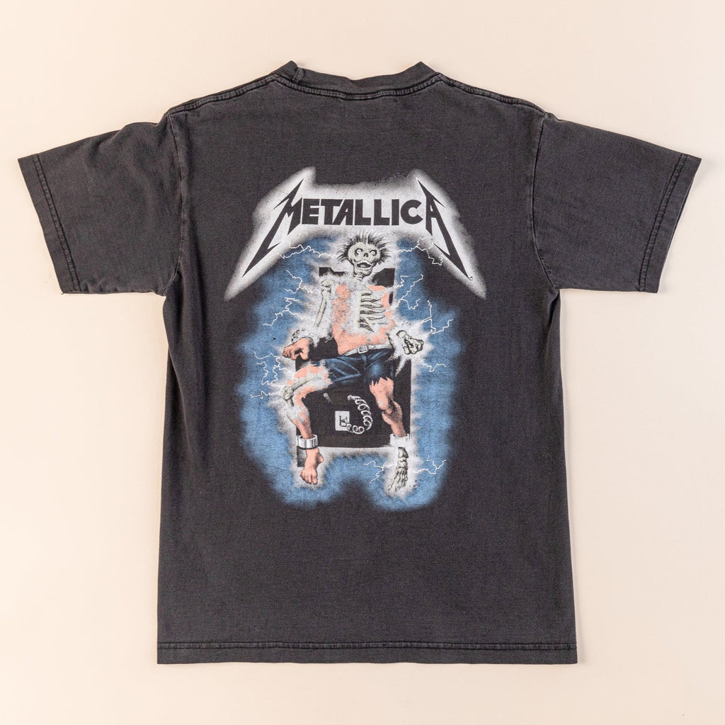 Vintage Metallica Ride The Lightning T-Shirt | Artimonde Vintage Band T-shirts | R.I.P. Labyrinthe Montreal Store | Men's Small