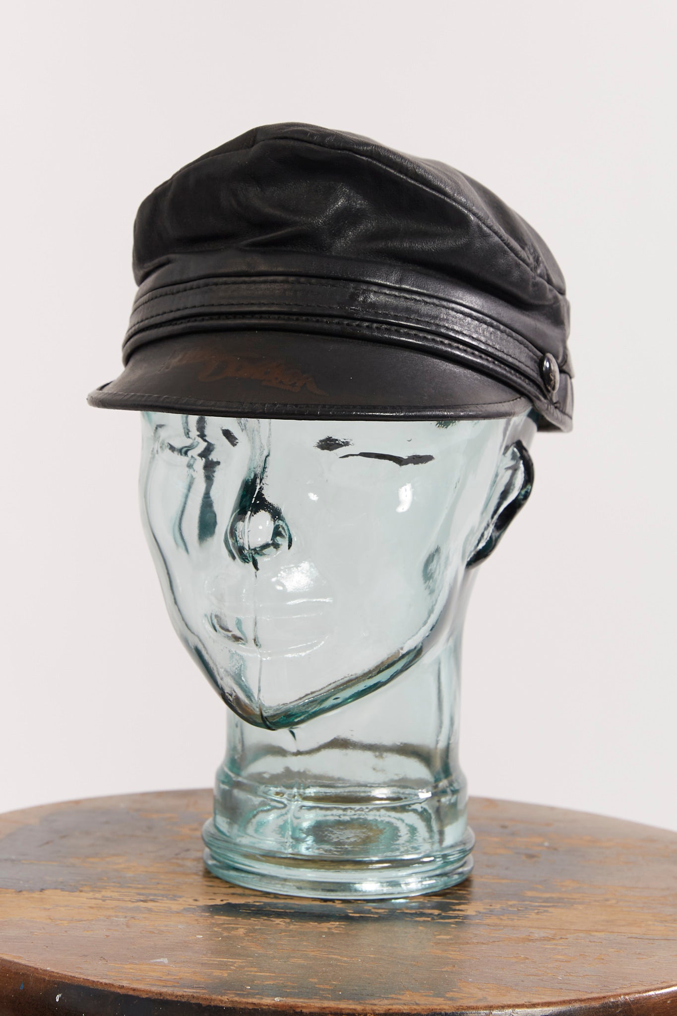 Vintage Harley Davidson Leather Cap, Biker Hat - Etsy Canada