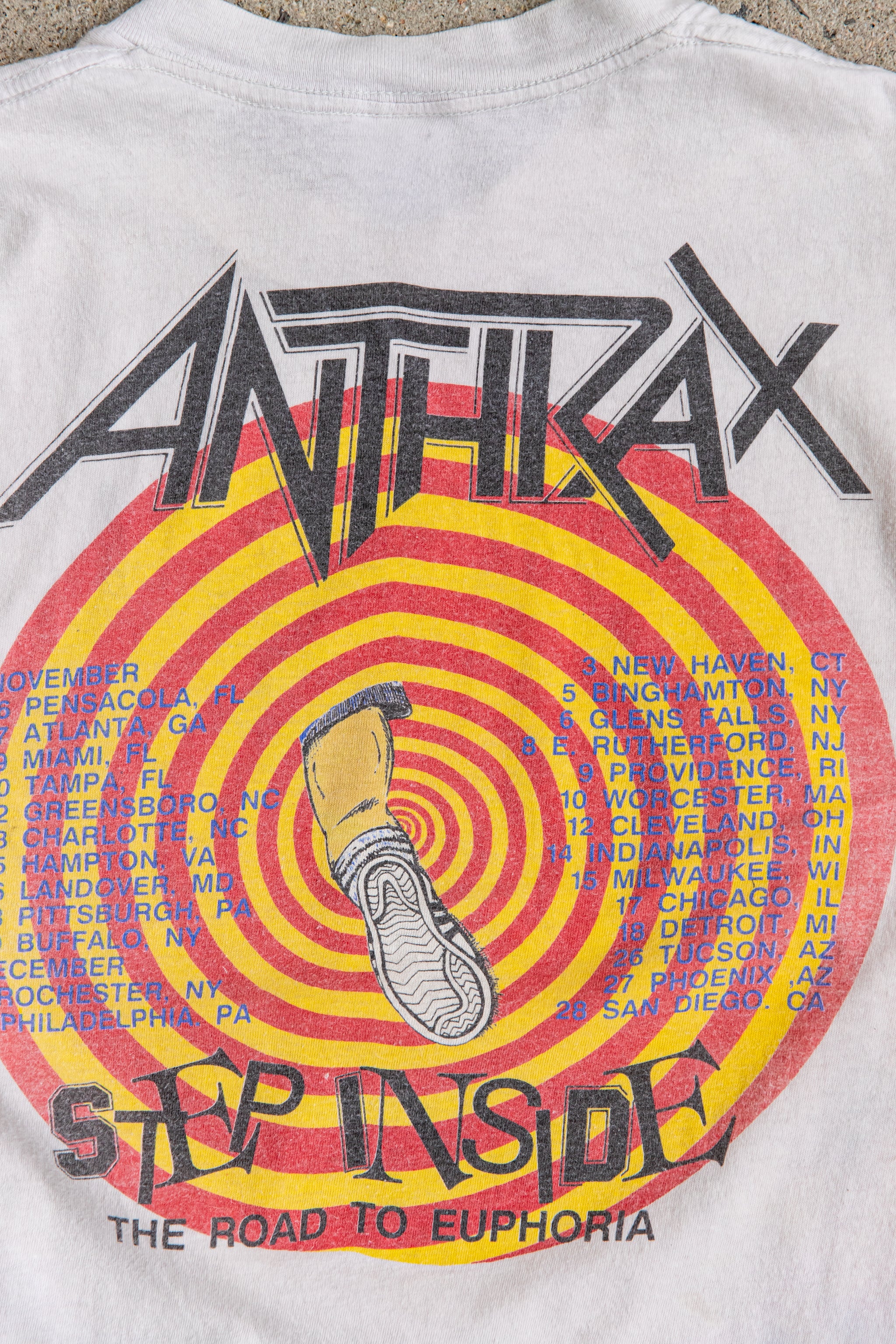 Vintage 80's ANTHRAX Step Inside The Road To Euphoria American