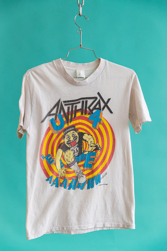 1988 ANTHRAX STEP INSIDE THE ROAD TO EUPHORIA AMERICAN TOUR T-SHIRT