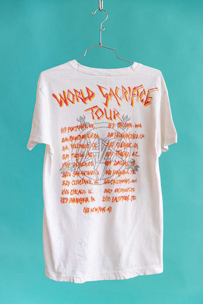 RARE! 1988 Slayer World Sacrifice Tour T-Shirt
