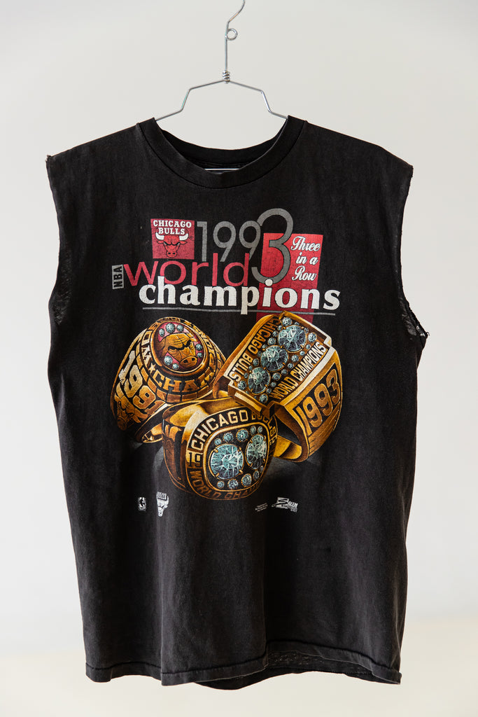 1993 NBA CHICAGO BULLS WORLD CHAMPION SLEEVELESS SHIRT