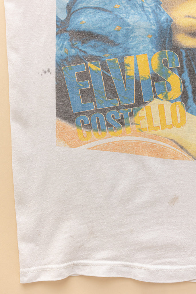 Vintage 1980's Elvis Costello T-shirt| 1989 Tour T-shirt| Elvis Costello Tour T-shirt| (men's Small)