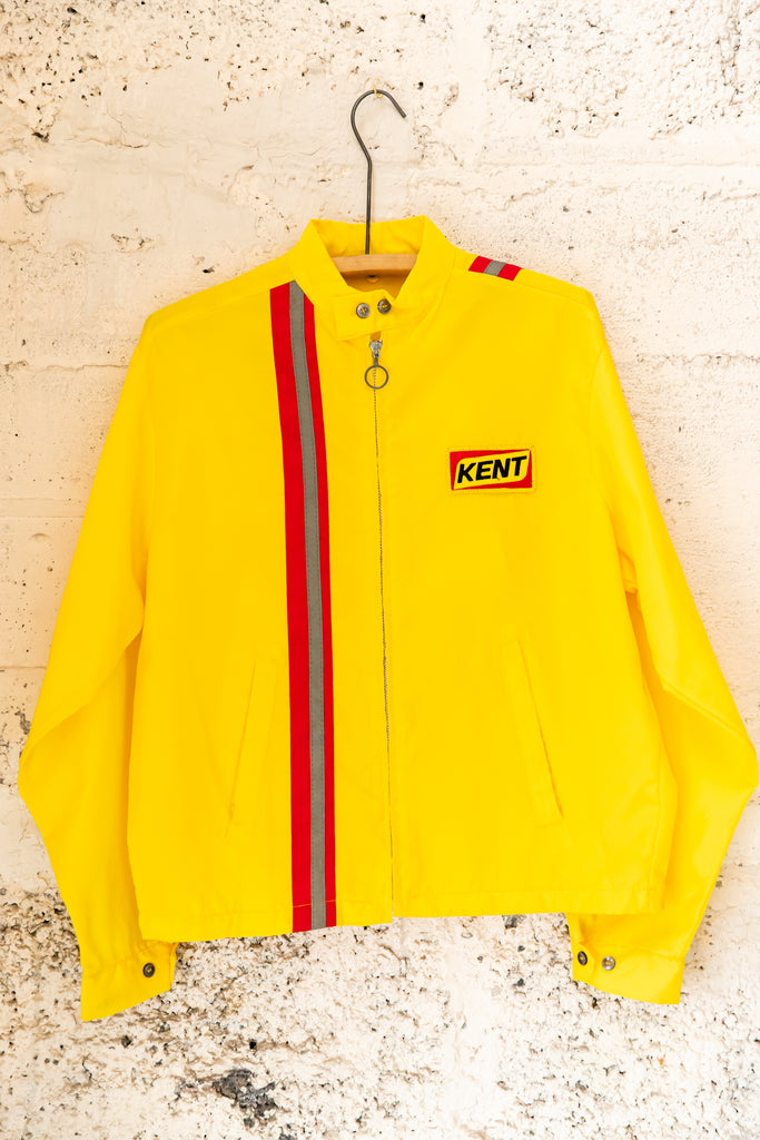 1980's, Vintage, ''KENT'' Racing, Gas Station, Windbreaker Jacket (Men's Medium)